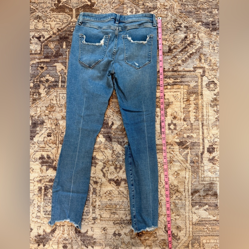 Abercrombie Mid Rise Super Skinny Ankle Jeans - Picture 2 of 3